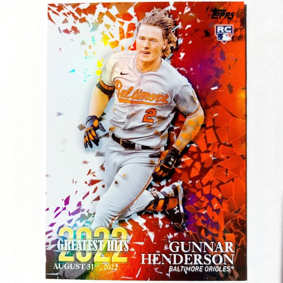 Baltimore Orioles (Gunnar Henderson) - BSBL [3_GH1] - Rookie Card (RC) - Picture 2 of 3